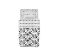 GEMITEX Completo Letto Cotone In, 100% COTONE, Traspirante, Privo di Sostanze Nocive, Qualità Certificata STANDARD 100 by OEKO-TEX Fiducia nel Tessile, SINGOLO, G20/GRIGIO, Designed in Italy