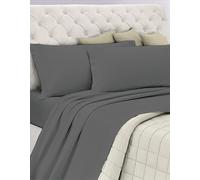 GEMITEX Completo Letto Cotone In, 100% COTONE Traspirante Privo di Sostanze Nocive, Qualità Certificata STANDARD 100 by OEKO-TEX "Fiducia nel Tessile", 1 PIAZZA E MEZZA, COL GRIGIO, Designed in Italy