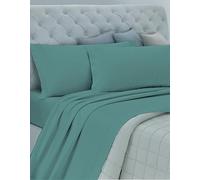 GEMITEX Completo Letto Cotone In, 100% COTONE, Traspirante, Privo di Sostanze Nocive, Qualità Certificata STANDARD 100 by OEKO-TEX "Fiducia nel Tessile", MATRIMONIALE, COL. VERDE, Designed in Italy