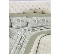GEMITEX Completo Letto Cotone In, 100% COTONE Traspirante Privo di Sostanze Nocive, Qualità Certificata STANDARD 100 by OEKO-TEX Fiducia nel Tessile, 1 PIAZZA E MEZZA, G25/TORTORA, Designed in Italy