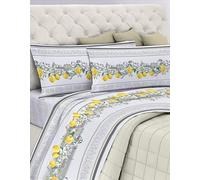 GEMITEX Completo Letto Cotone In, 100% COTONE Traspirante Privo di Sostanze Nocive, Qualità Certificata STANDARD 100 by OEKO-TEX Fiducia nel Tessile, 1 PIAZZA E MEZZA, G23/GRIGIO, Designed in Italy