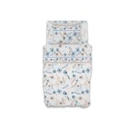 GEMITEX Completo Letto Cotone In, 100% COTONE, Traspirante, Privo di Sostanze Nocive, Qualità Certificata STANDARD 100 by OEKO-TEX Fiducia nel Tessile, SINGOLO, G21/BLUE, Designed in Italy