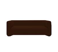 GEMITEX COPRIDIVANO FLEXY 3 POSTI MARRONE MADE IN ITALY BY UNIVERSALE BIELASTICO CON BASTONCINI TENDITESSUTO