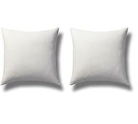 GEMITEX Imbottitura dei cuscini, 45 x 45 cm, morbida e soffice, ideale per divano, camera da letto, tessuto esterno in polipropilene, interno con nodo in poliestere, made in Italy (Confezione da 2)