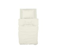 GEMITEX Set Lenzuola Singolo, 100% Cotone, BEIGE, Tinta Unita, Antipilling e Anallergico, Design Made in Italy, Include Lenzuolo Sopra 150x280cm, Sotto con Angoli 90x190cm, 1 Federa