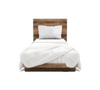 GEMITEX Set Lenzuola Singolo, 100% Cotone, BIANCO, Tinta Unita, Antipilling e Anallergico, Design Made in Italy, Include Lenzuolo Sopra 150x280cm, Sotto con Angoli 90x190cm, 1 Federa