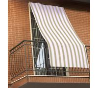 GEMITEX Tenda da sole RIGA TORTORA, 150x290 CM, COMPLETA DI OCCHIELLI E GANCI PER UNA SEMPLICE INSTALLAZIONE. PROTEGGE LA CASA DAL SOLE E CREA ZONE OMBREGGIATE. Ideale per campagna, mare, camping