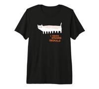 Gemma Correll I Touch Strange Animals Funny Cat Lady Maglietta Premium