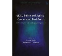 Gemma Davies UK-EU Police and Judicial Cooperation Post-Brexi (Copertina rigida)
