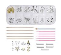 gemma dente - Set di applicazioni cristalline fai -da -te, di decorazione di denti eleganti con cristalli di gioielli | Accessorio di professionale per abbellimenti dentali con design tem