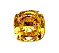 Gemma di zirconia cubica tagliata a cuscino con pietra arrotondata della CZ Culet caratterizzata da taglio di precisione 4K per gioielli personalizzati, 8x8mm, Moissanite