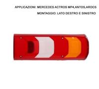 GEMMA FANALE STOP POSTERIORE Adatto a MERCEDES ACTROS 2011 DESTRO/ SINISTRO