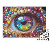 Gemma occhio arte Puzzle 1000 Pezzi In Incastro Perfetto, Un Premium Jigsaw Puzzle Per Art-terapia, Ideale Per Serata Giochi in Scatola, Regalo Per La Pensione 70x50cm/1000pcs