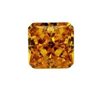 gemma sciolta ad alto tenore di carbonio di zirconia cubica tagliata ghiaccio schiacciata quadrata 1Ct con il taglio 4K per progettazione dei gioielli, 7x7mm, Moissanite