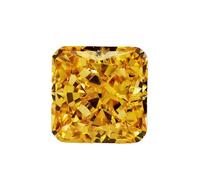 gemma sciolta ad alto tenore di carbonio di zirconia cubica tagliata ghiaccio schiacciata quadrata 1Ct con il taglio 4K per progettazione dei gioielli, 13x13mm, Moissanite