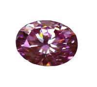 Gemma sciolta della moissanite del taglio ovale 1-5ct per la progettazione di gioielli su ordinazione perfetta per la fabbricazione di anelli e orecchini, GRA-8X10mm-3.0ct, Moissanite