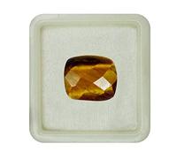 Gemma sfusa da 55 carati, occhio di tigre, forma a cuscino, cabochon pietra portafortuna di giugno, astronomia e astrologia, creazione di gioielli, pietra da 5 carati