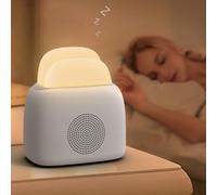 Gemmac Luce notturna per cameretta dei bambini, ricaricabile, luce notturna con altoparlante Bluetooth, timer, luce portatile per bambini, adulti, cameretta dei bambini, camera da letto