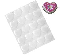 Gemme Adesive - Resina 3D convessa decorativa | Per Arti Creative, Scrapbooking, Notebook, Diario - Per Ufficio Domestico, Scrapbook, Quaderno, Diario, Cellulari, Vetro, Compleanno, Feste