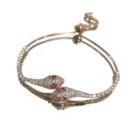 Gemme multiuso serpente con cristalli di zircone pieno design per eleganti accessori da sera da donna accessori moda donna, Misura unica, come descritto