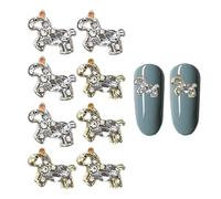 Gemme Unghie,10 Pezzi per Manicure a Forma di Cavallo | Decorazioni Cellulari - per Artisti Spose Feste Eventi Speciali Principianti Amanti della Bellezza Studenti Donne Ragazze Casa