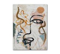 GEMMII Retro Matisse Poster Grande Tela A Stampa Astratta Volto Umano Graffiti Matisse Wall Art Canvas Painting Picture Home Decor 42x60cm Senza Cornice