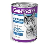 Gemon Bocconcini Tonno E Pesce Bianco Cibo Umido Gatti Adulti