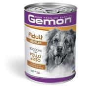 Gemon Bocconi Pollo E Riso Cibo Umido Cani Adulti Taglia Piccola