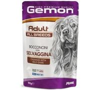 Gemon Cane All Breeds Adult Bocconcini con Selvaggina Busta 100g