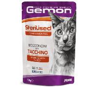 Gemon Cat Sterilised Busta Multipack 24x100G TACCHINO