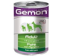 GEMON DOG ADULT PATE' CON AGNELLO 400 GR.