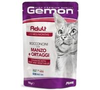 GEMON CAT ADULT MANZO & VERDURE 100 GR.