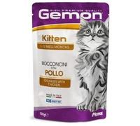 Monge Gemon Cat Kitten Bocconcini 100 gr Pollo - confezione da 24 pezzi - Cibo umido per gatti - 1° ORDINE? scegli lo sconto BZR5 / BZR20 + 200 punti fedeltà