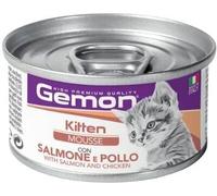 GEMON MOUSSE KITTEN SALM&POLLO