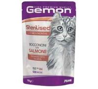 Gemon Gatto Sterilised Bocconcini con Salmone 100g