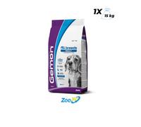 Gemon - Cibo per Cane - Medium Adult con Tonno e Riso - 15 Kg - 1 sacco