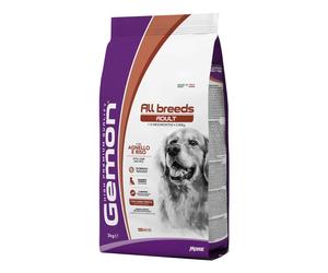 Gemon high premium quality cane crocchette medium adult con agnello e riso 3 kg