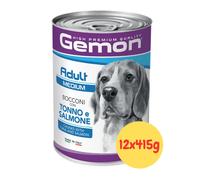 Monge Gemon Dog Adult Medium Bocconi 415 gr: Tonno e Salmone