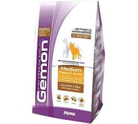 Gemon Medium Puppy & Junior Con Pollo E Riso 15 Kg Crocchette Cane Cucciolo