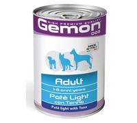 Gemon Paté Light Con Tonno Cibo Umido Cani Adulti Barattolo 400 g