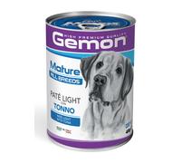 Gemon Paté Light Con Tonno Cibo Umido Cani Adulti Barattolo 400 g