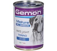 Gemon Paté Light Con Tonno Cibo Umido Cani Adulti Barattolo 400 g