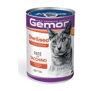 Gemon Paté Con Tacchino Cibo Umido Gatti Sterilizzati Barattolo