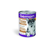 GEMON DOG PUPPY & JUNIOR BOCCONI CON POLLO & TACCHINO 415 GR.