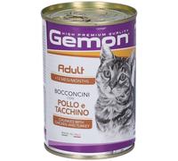 Gemon Senior Bocconcini Pollo Tacchino 24x415 g Mangime