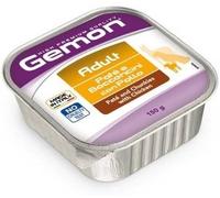 Gemon Vaschetta Cane All Breeds Adult Paté e Bocconcini con Pollo 150g