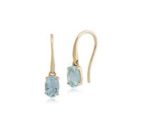 Gemondo Acquamarina Orecchini, 9ct Oro Giallo 0.78ct Acquamarina Orecchini A Goccia