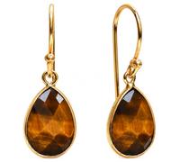 Gempires - Orecchini pendenti con cristalli a goccia, a forma di pera, orecchini con pietre naturali, minimali, da indossare tutti i giorni, ipoallergenici, placcati in oro 14 carati, regalo per mamma