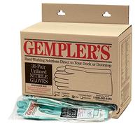 GEMPLER'S Guanti protettivi sfoderati 100% nitrile 15mm riutilizzabili antiscivolo ergonomici lavabili pesticidi agricoli resistenti agli agenti chimici, taglia L, 36 paia