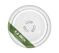 Gemroom Piatto di vetro per microonde da 24,9 cm per Samsung Microonde Piastra di ricambio 24,9 cm Piastra di vetro per microonde Whirlpool Giradischi in vetro